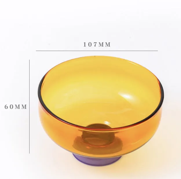 Household Heat-resistant Transparent Glass Bowl