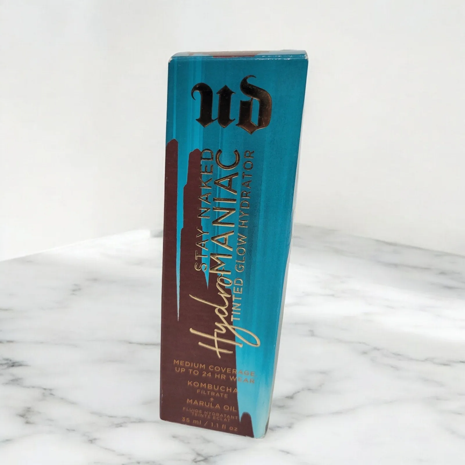 Urban Decay Hydromaniac Hydrating Dewy Foundation 90 Ultra Deep Medium Coverage Glowy